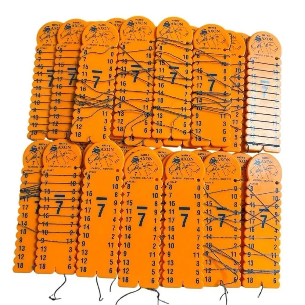 Axon Math 2 Subtraction Learning Wrap-Ups Number 7 Lot Of 31